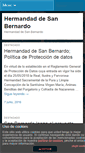 Mobile Screenshot of hermandaddesanbernardo.com